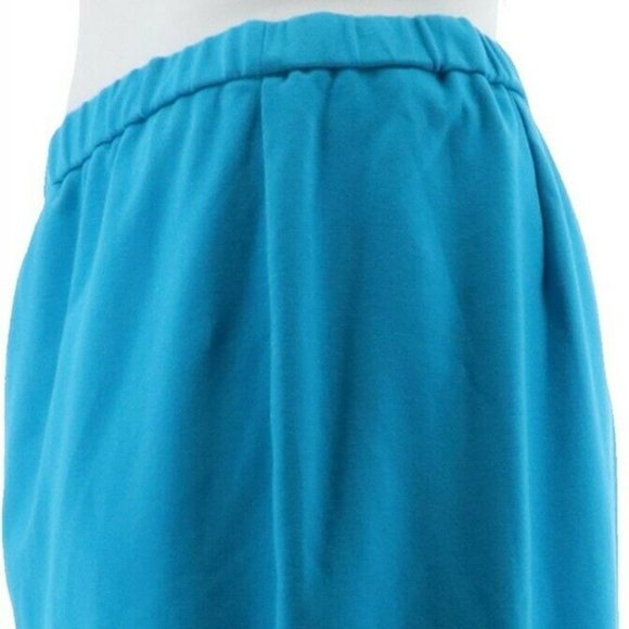 NWT JOAN RIVERS PONTE PULL-ON TURQUOISE SKIRT 2X - Picture 4 of 10